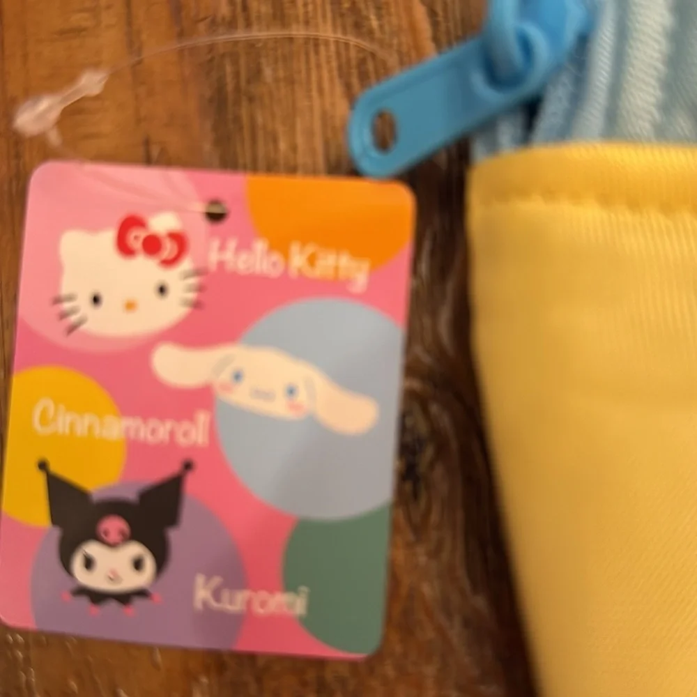 Hello Kitty Cinnamoroll Yellow and Blue Backpack Japan